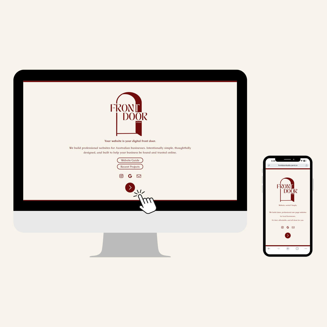 Front Door Studio Website Design Business Studio Package Affordable Bellarine Peninsula Front Door Studio Website Design Business Studio Package Affordable Bellarine Peninsula
